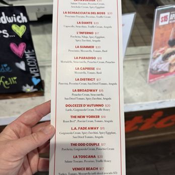 All'Antico Vinaio - Menu - Sandwiches Near Me - Nashville, Tennessee All'Antico Vinaio - Menu - Sandwiches Near Me - Nashville, Tennessee