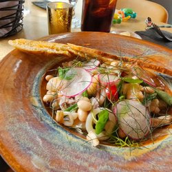Midlothian Chef's Kitchen - Chilled Marinated Seafood Salad with White Beans, Haricot Verts, Fennel, Cherry Peppers