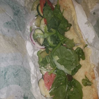 Subway - My Turkey,Bacon and Avocado sub that the "Sandwich Artist" took up himself to turn into a Veggie Delight. - Sandwiches Near Me - Fairview Heights, Illinois