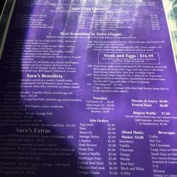 Sara's Kitchen - Menu on a sunny day! - American Near Me - Santa Clara, California Sara's Kitchen - Menu on a sunny day! - American Near Me - Santa Clara, California