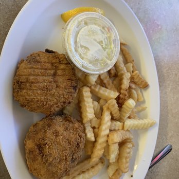 Skip One Seafood Restaurant - Crab cakes. Mmmm - Seafood Near Me - Fort Myers, Florida Skip One Seafood Restaurant - Crab cakes. Mmmm - Seafood Near Me - Fort Myers, Florida