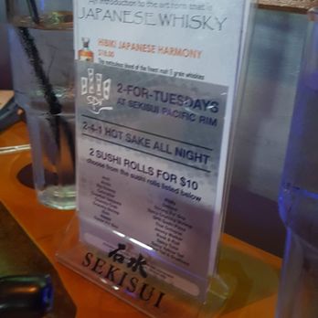 Sekisui Pacific Rim - Tuesday Special....yummy - Sushi Bars Near Me - Memphis, Tennessee