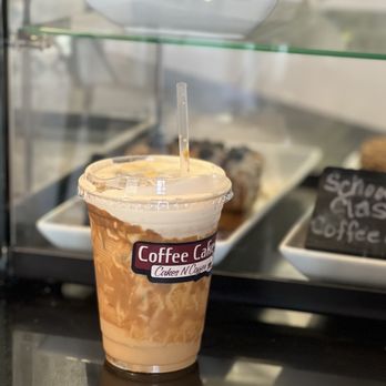Coffee Cakes - Banana Biscoff Crumble Cookie Latte - Coffee & Tea Near Me - Lakewood, California Coffee Cakes - Banana Biscoff Crumble Cookie Latte - Coffee & Tea Near Me - Lakewood, California