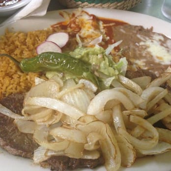Mariscos Las Brisas - Carne Asada with enchilada combo - Mexican Near Me - Ontario, California Mariscos Las Brisas - Carne Asada with enchilada combo - Mexican Near Me - Ontario, California