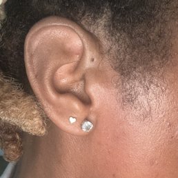 Earlobe piercing