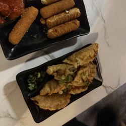 Chimac - Cheese sticks and pork dumplings