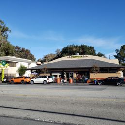 Exterior outside entrance of The Willows Market - Menlo Park, California Exterior outside entrance of The Willows Market - Menlo Park, California