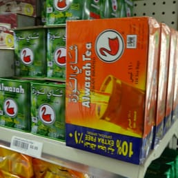 a variety of beverages on shelves