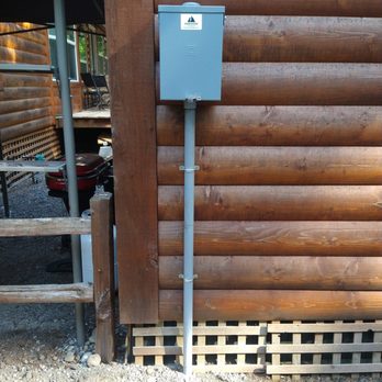 Ascend Electric - This is a sub panel we did for a detached laundry/pantry shed for a client that lives in a tiny home. - Electricians Near Me - Yelm, Washington