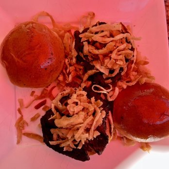 Deja Brew Bar & Grill - Filet sliders with crispy onions - Bars Near Me - Oak Lawn, Illinois