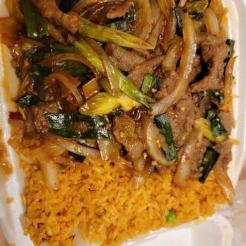 Li's Bowl - Mongolian beef... All those onions yet absolutely no flavor except dirty dishwater. - Chinese Near Me - Phoenix, Arizona Li's Bowl - Mongolian beef... All those onions yet absolutely no flavor except dirty dishwater. - Chinese Near Me - Phoenix, Arizona