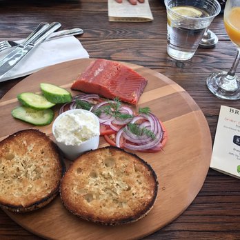 Bushfire Kitchen - Del Mar - Salmon bagel - American Near Me - Del Mar, California Bushfire Kitchen - Del Mar - Salmon bagel - American Near Me - Del Mar, California