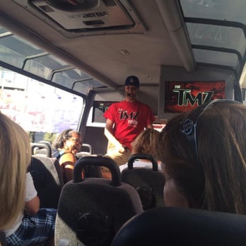 TMZ Tours - Everyone had a blast on our tour bus! Thanks Justin!! - Bus Tours Near Me - Hollywood, California TMZ Tours - Everyone had a blast on our tour bus! Thanks Justin!! - Bus Tours Near Me - Hollywood, California