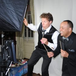 Masters of Fun - Guest's " Flip Out" with our Flip Book Photo Favor Service at Weddings and Mitzvahs!