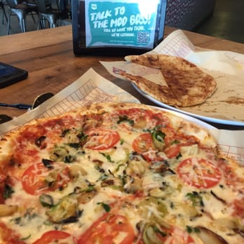 MOD Pizza - Husband already dug into the cinnamon strips! - Fast Food Near Me - Oro Valley, Arizona
