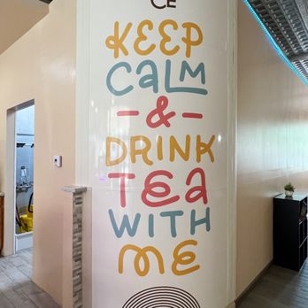 Nice Tea - a sign that says keep calm and drink tea with one - Bubble Tea Near Me - Northampton, Massachusetts Nice Tea - a sign that says keep calm and drink tea with one - Bubble Tea Near Me - Northampton, Massachusetts