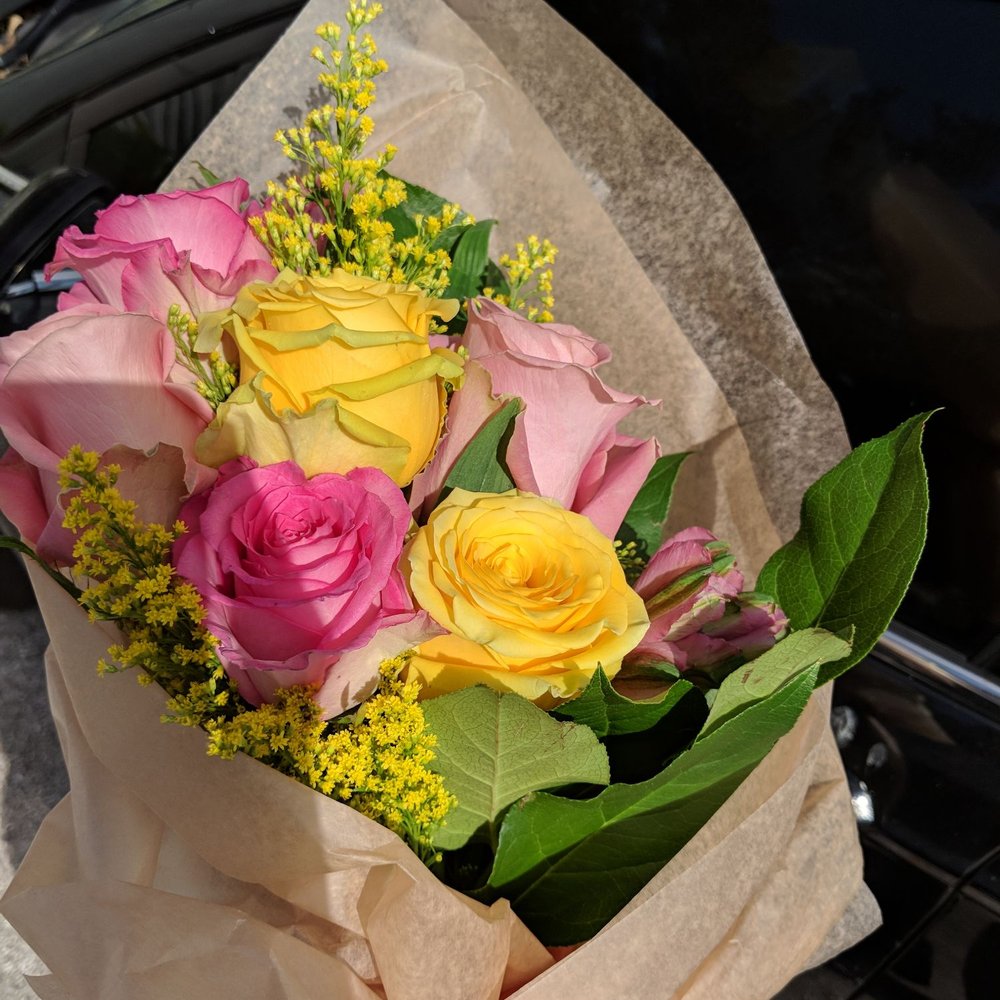 Handpicked flower arrangement for an anniversary