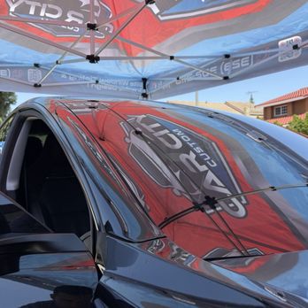 Car City Custom - Front windshield tint (30% ceramic) - Car Window Tinting Near Me