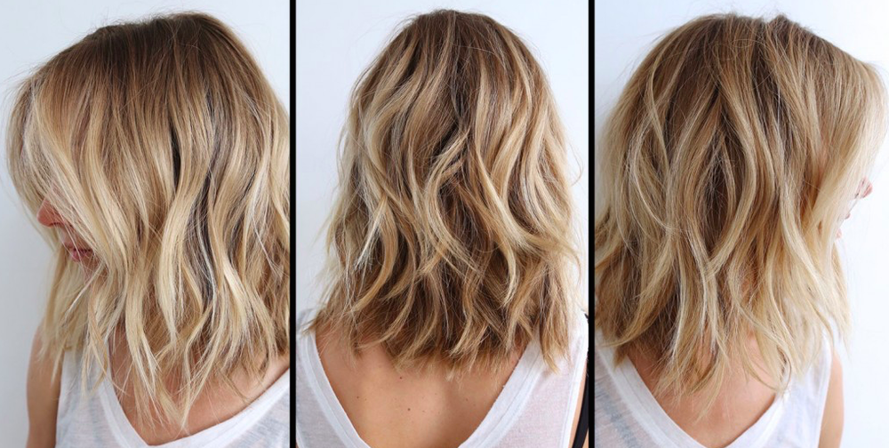 Short hair balayage eco friendly technique by Kelli Devine