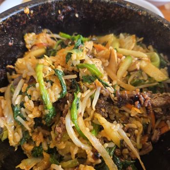 Mililani Bar-B-Q - My stone pot bi-bim-bap mixed - Korean Near Me - Mililani, Hawaii