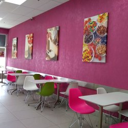 Marble Slab Creamery - Inside the store.