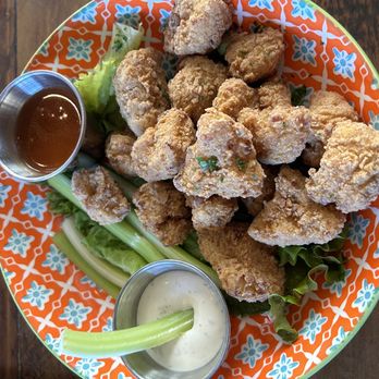 The Ginger Mule - Fried cauliflower bites - Vegan Near Me - Houston, Texas The Ginger Mule - Fried cauliflower bites - Vegan Near Me - Houston, Texas