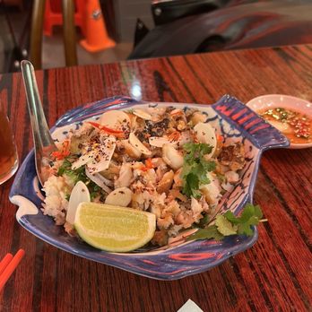 Holy Basil - the chef special (grandma's fish and rice). - Thai Near Me - Los Angeles, California
