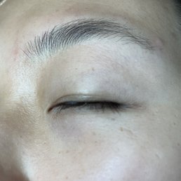Overplucked on the end by myself, she instructed me to wait for regrowth before doing more shaping Overplucked on the end by myself, she instructed me to wait for regrowth before doing more shaping