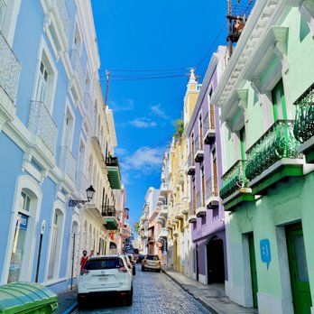 Viejo San Juan - colorful street in San Juan - Local Flavor Near Me Viejo San Juan - colorful street in San Juan - Local Flavor Near Me