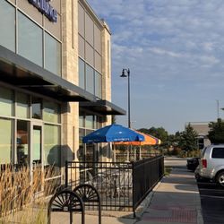 Outdoor seating available