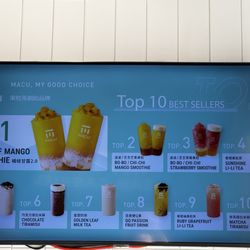 Macu Tea - Menu