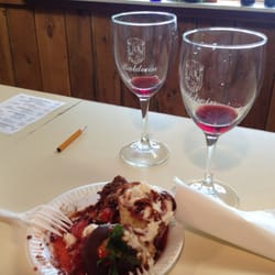 Baldwin Vineyards - Strawberry wine festival. The brownies looked a lot better before it met me.
