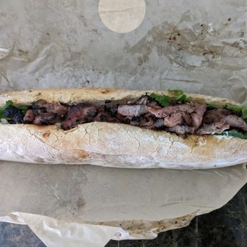 Two Wheels - Chargrilled pork bahn mi sandwich. Meat was ok, not great. - Vietnamese Near Me - New York, New York Two Wheels - Chargrilled pork bahn mi sandwich. Meat was ok, not great. - Vietnamese Near Me - New York, New York