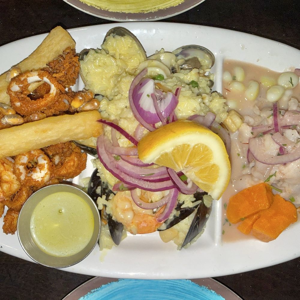 Sazon Peruvian Cuisine & Deli - Trío Marino Special - Peruvian Near Me - Santa Rosa, California Sazon Peruvian Cuisine & Deli - Trío Marino Special - Peruvian Near Me - Santa Rosa, California