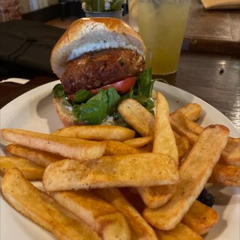 Judy’s Island Grill Canton - Lump Jerk Crab Cake Sandwich - Caribbean Near Me - Baltimore, Maryland Judy’s Island Grill Canton - Lump Jerk Crab Cake Sandwich - Caribbean Near Me - Baltimore, Maryland