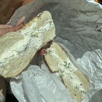 Sesame - Everything bagel with scallion cream cheese - Coffee & Tea Near Me - Tampa, Florida Sesame - Everything bagel with scallion cream cheese - Coffee & Tea Near Me - Tampa, Florida