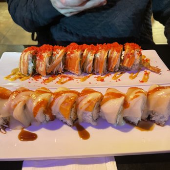 Taizzi Sushi - Katy - Alex roll - in front , Shaggy Dog behind - Sushi Bars Near Me - Katy, Texas Taizzi Sushi - Katy - Alex roll - in front , Shaggy Dog behind - Sushi Bars Near Me - Katy, Texas