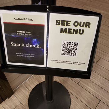 Cut by Cinemark - QR for menu - Cinema Near Me - Frisco, Texas