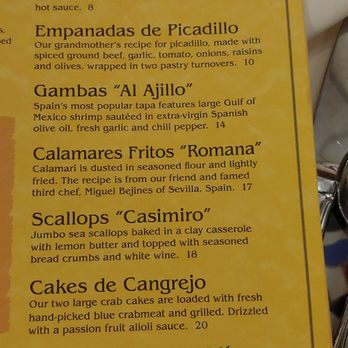The Columbia - Spanish Near Me - St Augustine, Florida The Columbia - Spanish Near Me - St Augustine, Florida