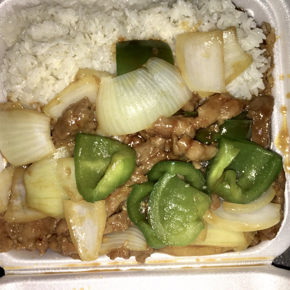 China Taste - Beef pepper steak and onion. Kinda bland and slimey. - Chinese Near Me - Savannah, Georgia