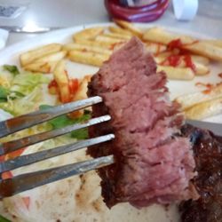 El Agave - TBone steak and fries
