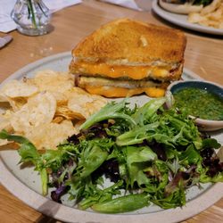 Cabin- McMichael Canadian Art Collection - Grilled cheese sandwich