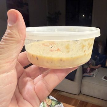 Tal's Hummus - This is what you get when you order Babaganouj at Tal's. About three tablespoons of watery flavorless slop - Falafel Near Me - New Orleans, Louisiana Tal's Hummus - This is what you get when you order Babaganouj at Tal's. About three tablespoons of watery flavorless slop - Falafel Near Me - New Orleans, Louisiana