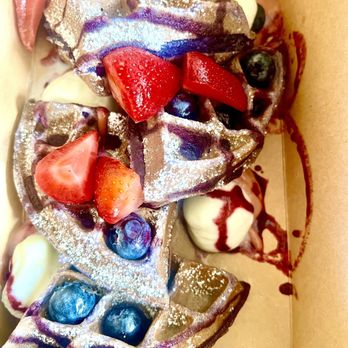 Rose Cafe - Ube waffles - Amazing!! - Breakfast & Brunch Near Me - Oceanside, California Rose Cafe - Ube waffles - Amazing!! - Breakfast & Brunch Near Me - Oceanside, California