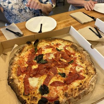 Antico - Margherita with Pepperoni - Pizza Near Me - Alpharetta, Georgia