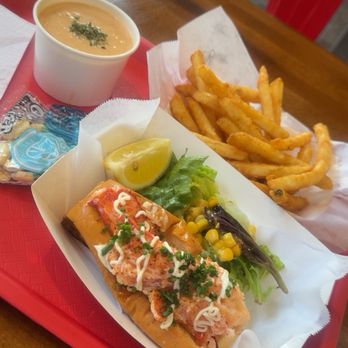 Lobster Boss - A premium Premium Style Lobster Roll, Lobster Bisque, French Fries - Seafood Near Me - Buena Park, California Lobster Boss - A premium Premium Style Lobster Roll, Lobster Bisque, French Fries - Seafood Near Me - Buena Park, California