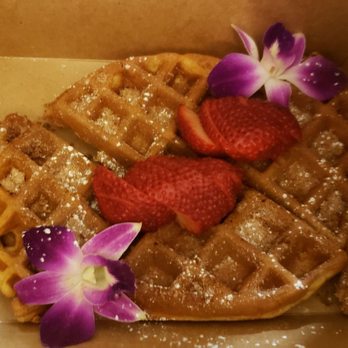 Tostadas - Churro waffle and churro with fresh strawberries. Yum! - Breakfast & Brunch Near Me - San Jose, California Tostadas - Churro waffle and churro with fresh strawberries. Yum! - Breakfast & Brunch Near Me - San Jose, California