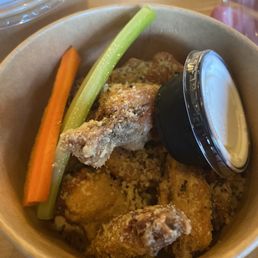 Wings, dry rub with Parmesan Wings, dry rub with Parmesan