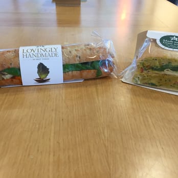 Veggie Pret - My purchases: Artichoke, Tapenade, and Olive sandwich and the Chana (chickpea curry) Chaat Flatbread. - Coffee & Tea Near Me - London, XGL