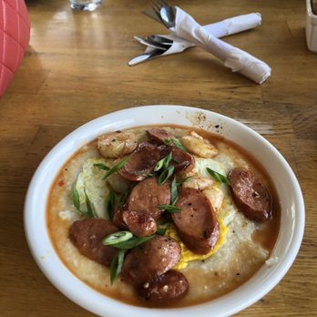Fort Jesse Cafe - White cheddar cheese grits and shrimp - Breakfast & Brunch Near Me - Normal, Illinois Fort Jesse Cafe - White cheddar cheese grits and shrimp - Breakfast & Brunch Near Me - Normal, Illinois